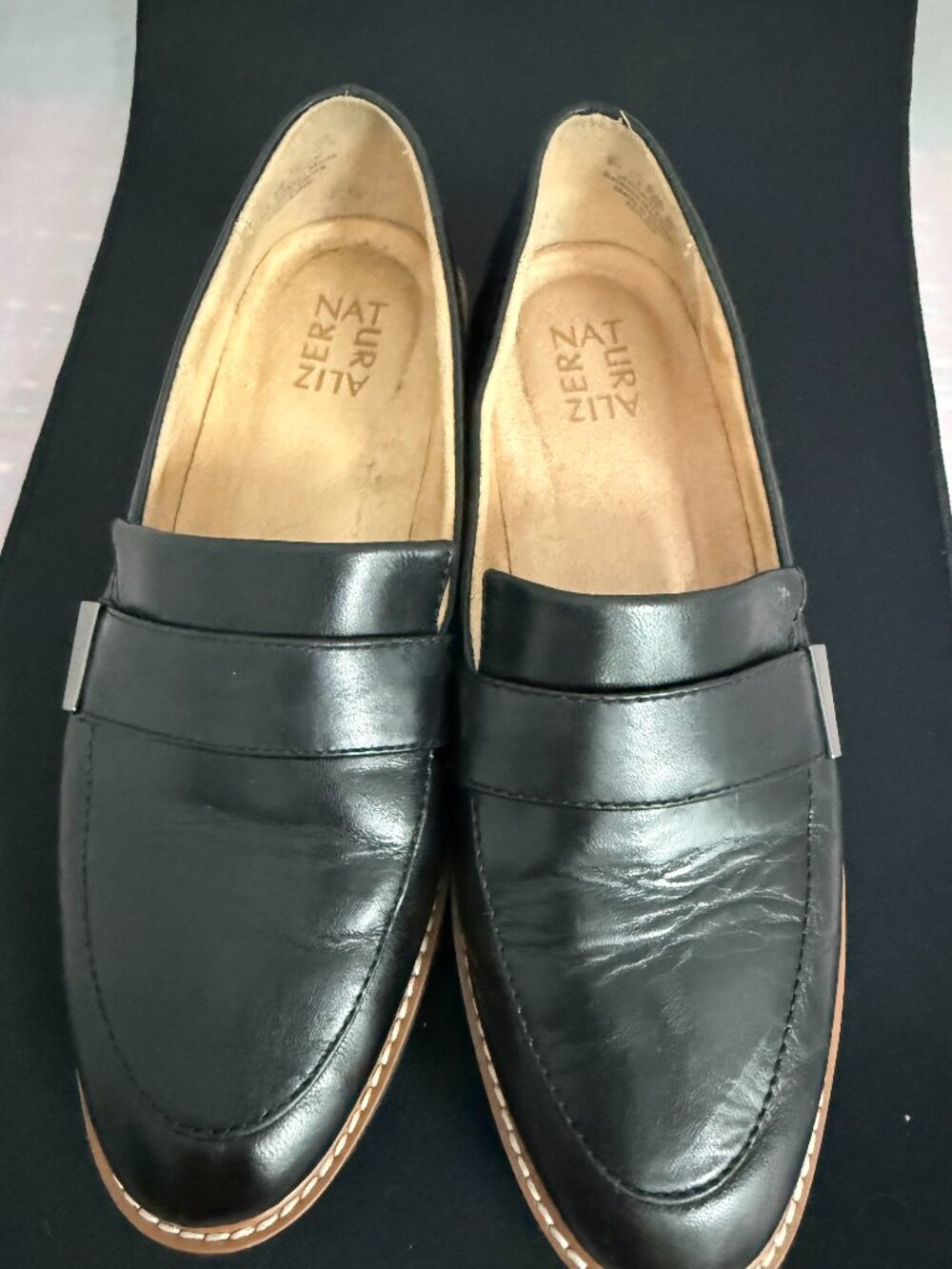 Classic Black Naturalizer Loafers